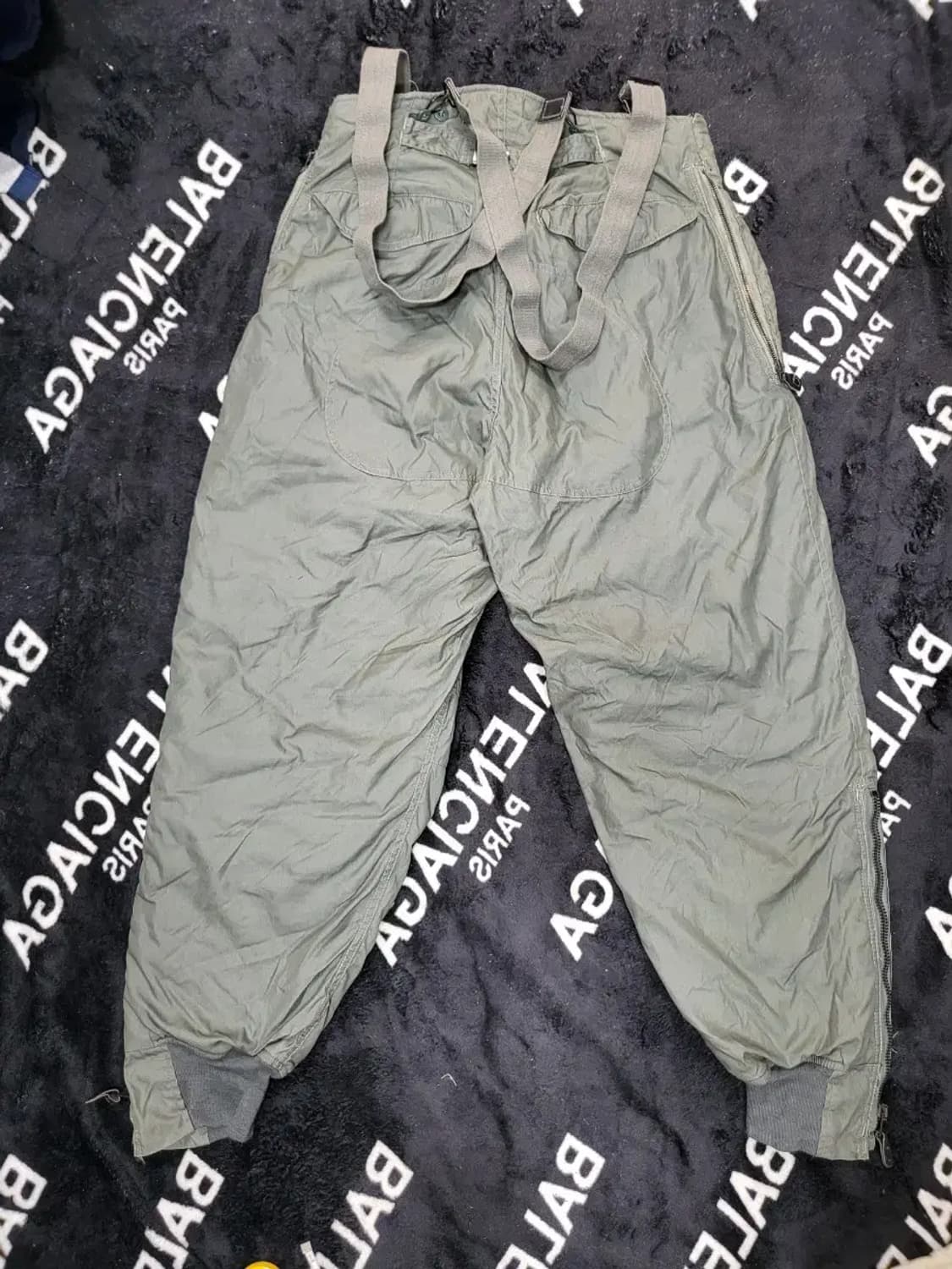32)미군 공군 파일럿 팬츠 멜빵바지 오버롤 F-1B 상품이미지3