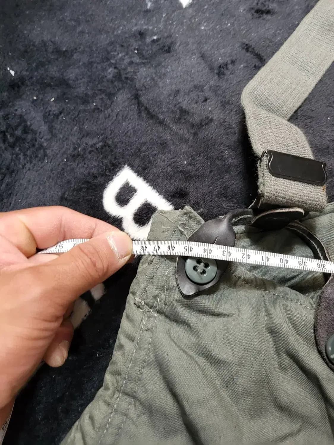 32)미군 공군 파일럿 팬츠 멜빵바지 오버롤 F-1B 상품이미지6