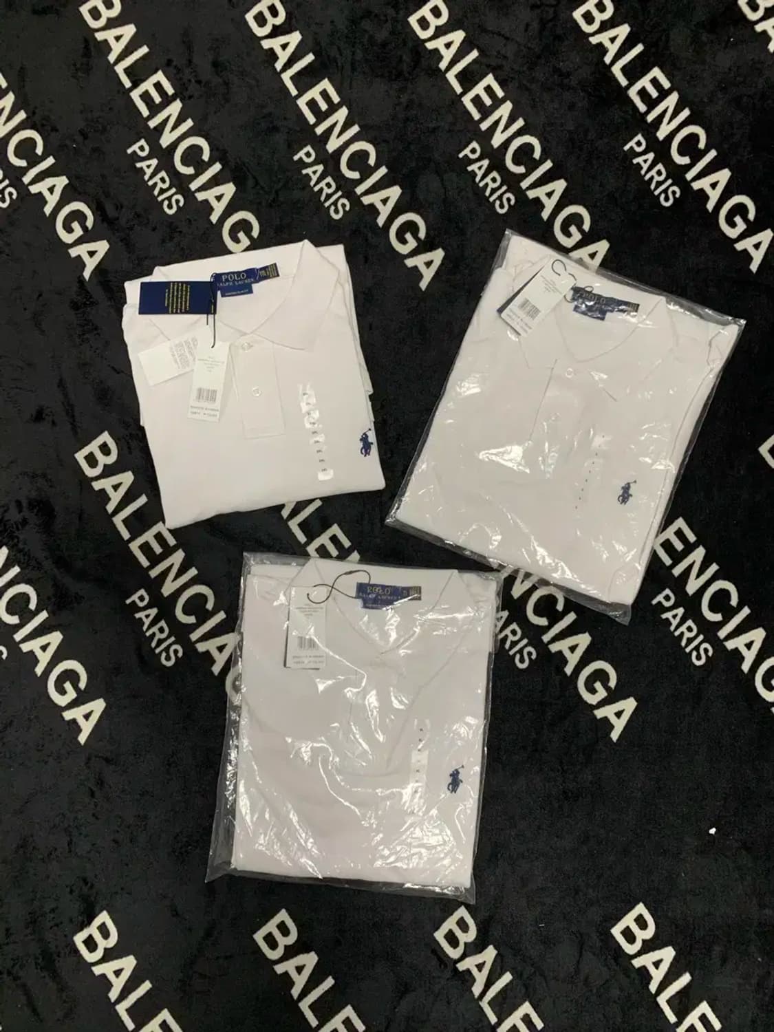 새것)L~2XL)폴로 랄프로렌 PK 슬림핏 흰색 카라넥 반팔티 화이트 상품이미지10