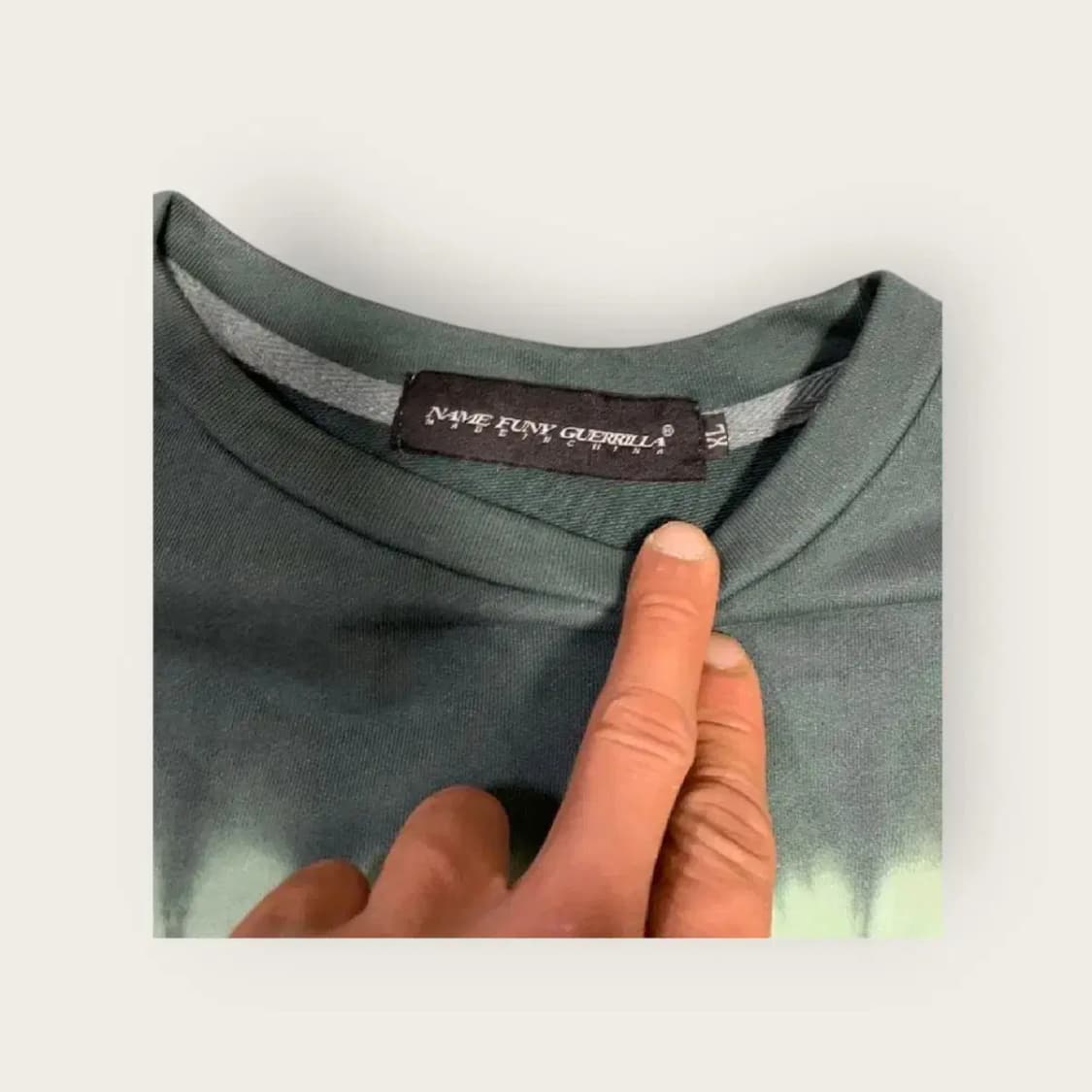 2XL)네임퍼니게릴라 빅사이즈 오버핏 루즈핏 롱슬리브 맨투맨 카모 패턴 상품이미지4