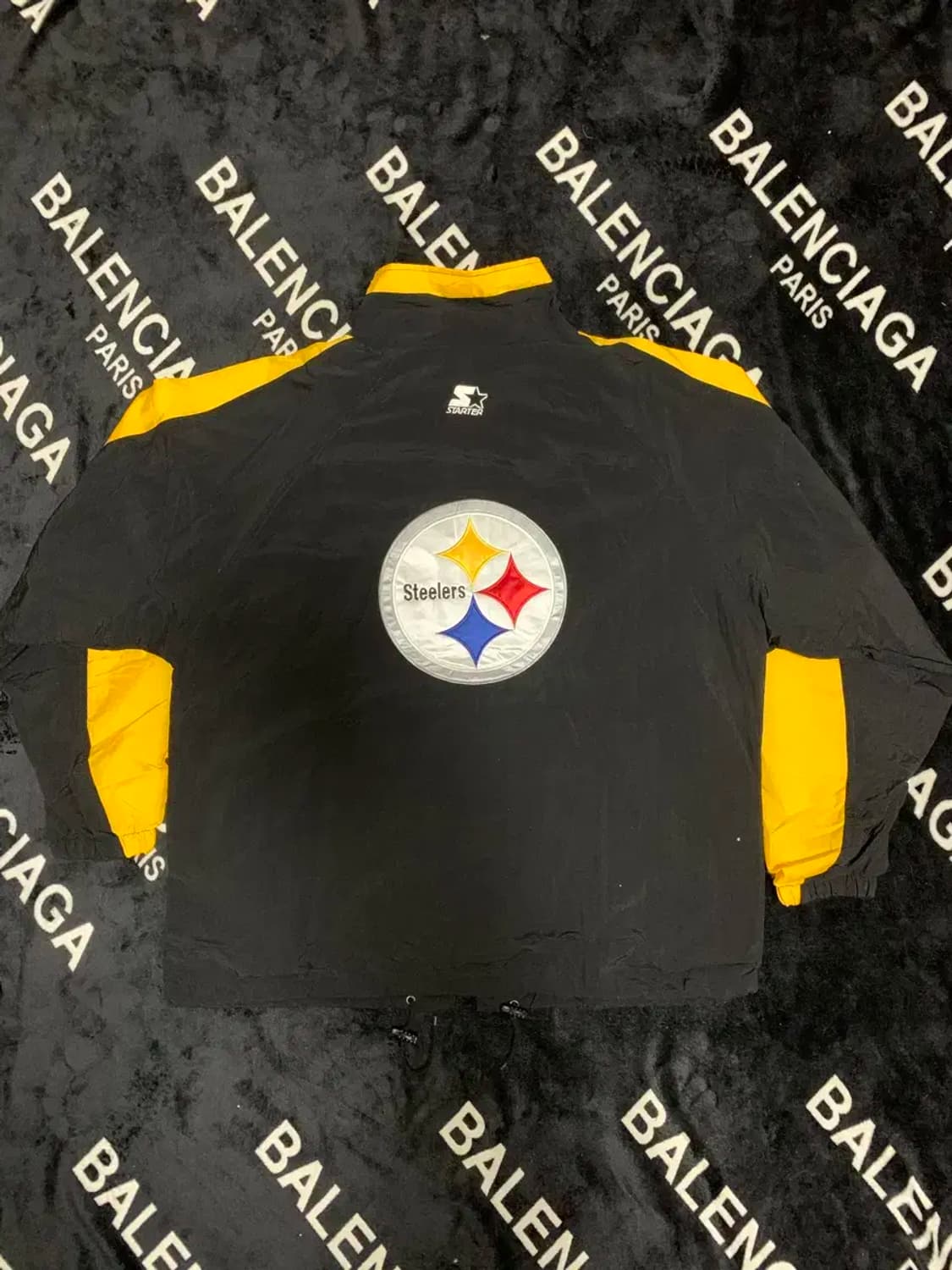 L)스타터 NFL 피츠버그 스틸러스 럭비 바람막이 세트 윈드브레이커 셋업 상품이미지2