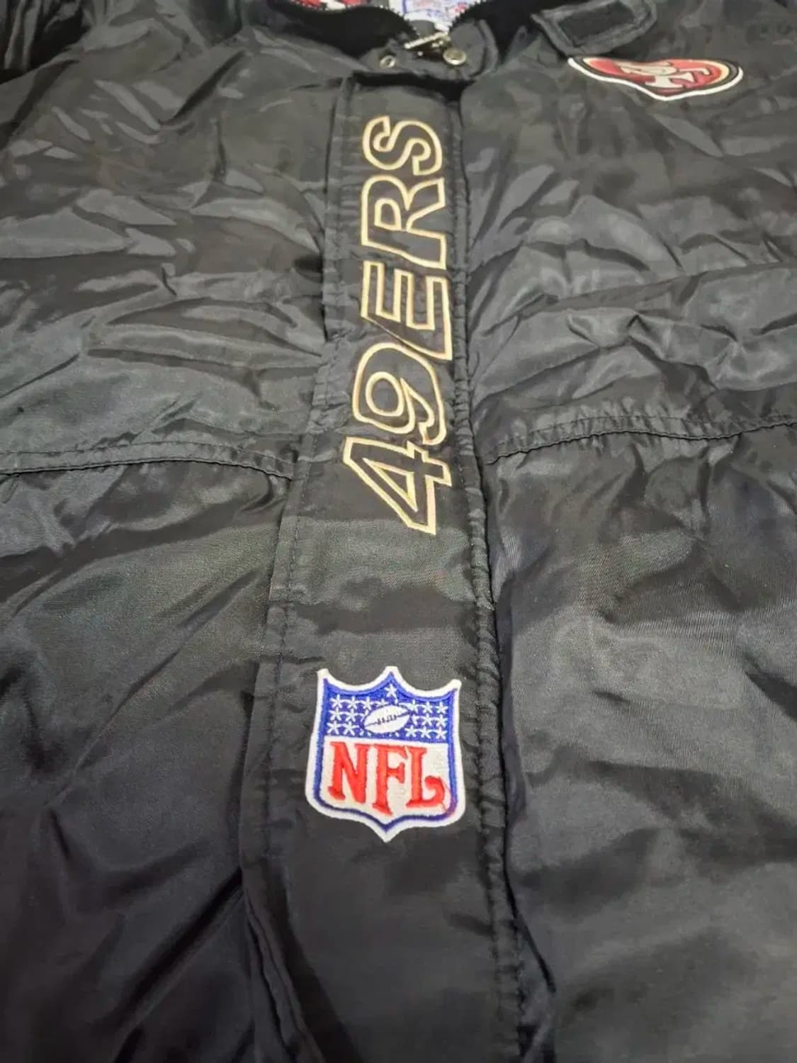 XL)NFL 스타터 프로라인 49ers 샌프란시스코 롱패딩 돕바 상품이미지5
