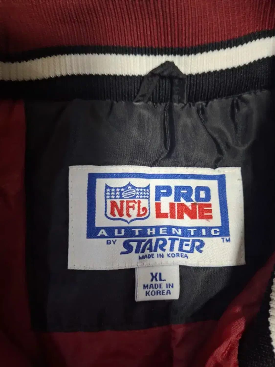 XL)NFL 스타터 프로라인 49ers 샌프란시스코 롱패딩 돕바 상품이미지6