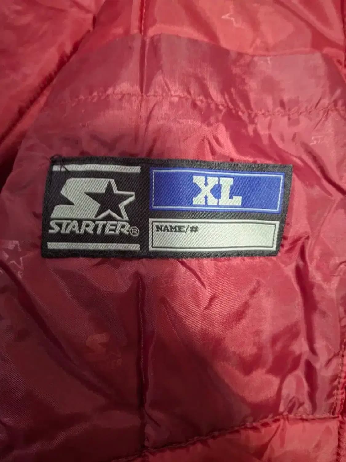 XL)NFL 스타터 프로라인 49ers 샌프란시스코 롱패딩 돕바 상품이미지7