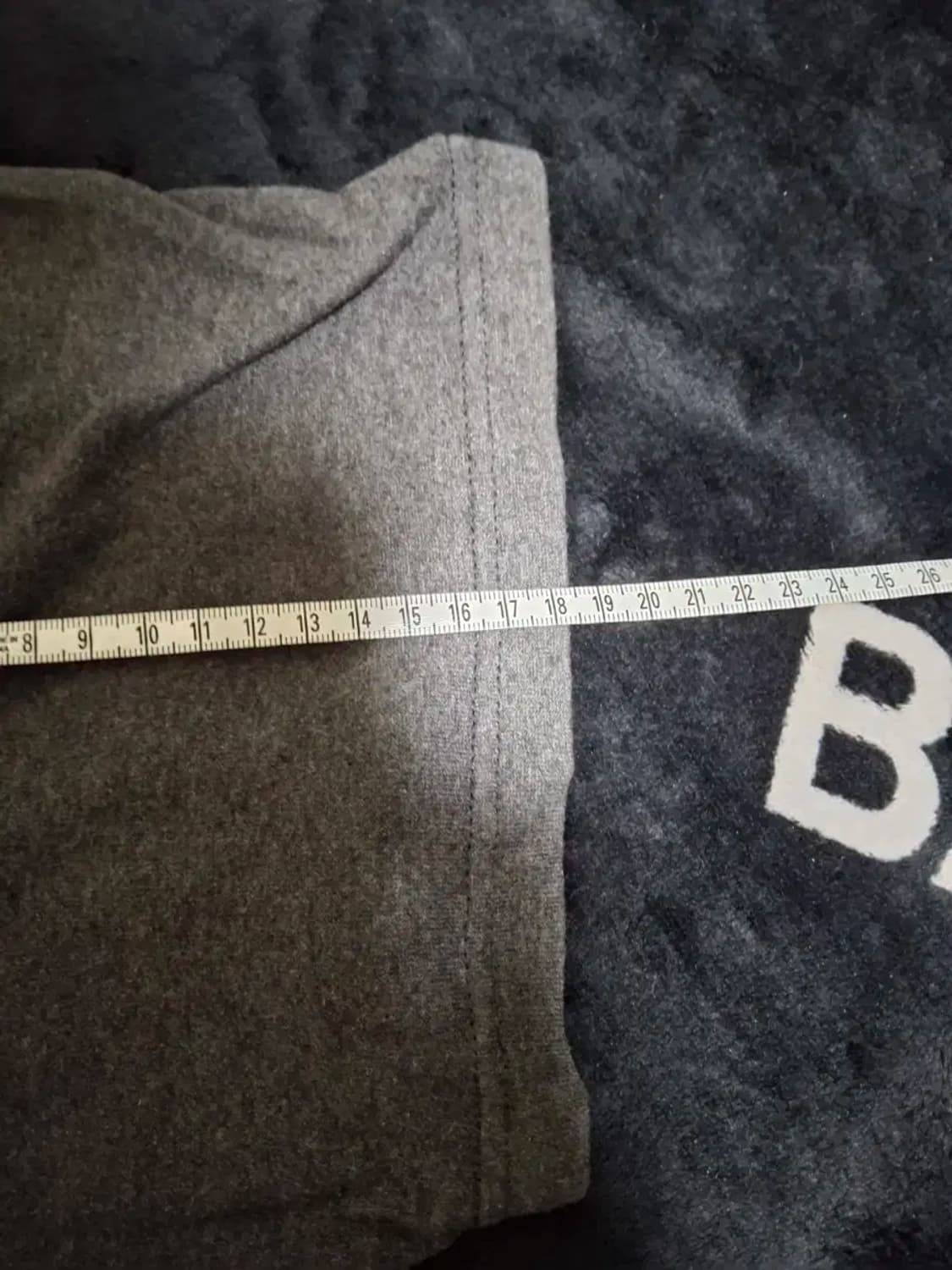 XL)마제스틱  보스턴 레드 삭스 빅로고 티셔츠 그레이 회색 쥐색 상품이미지7