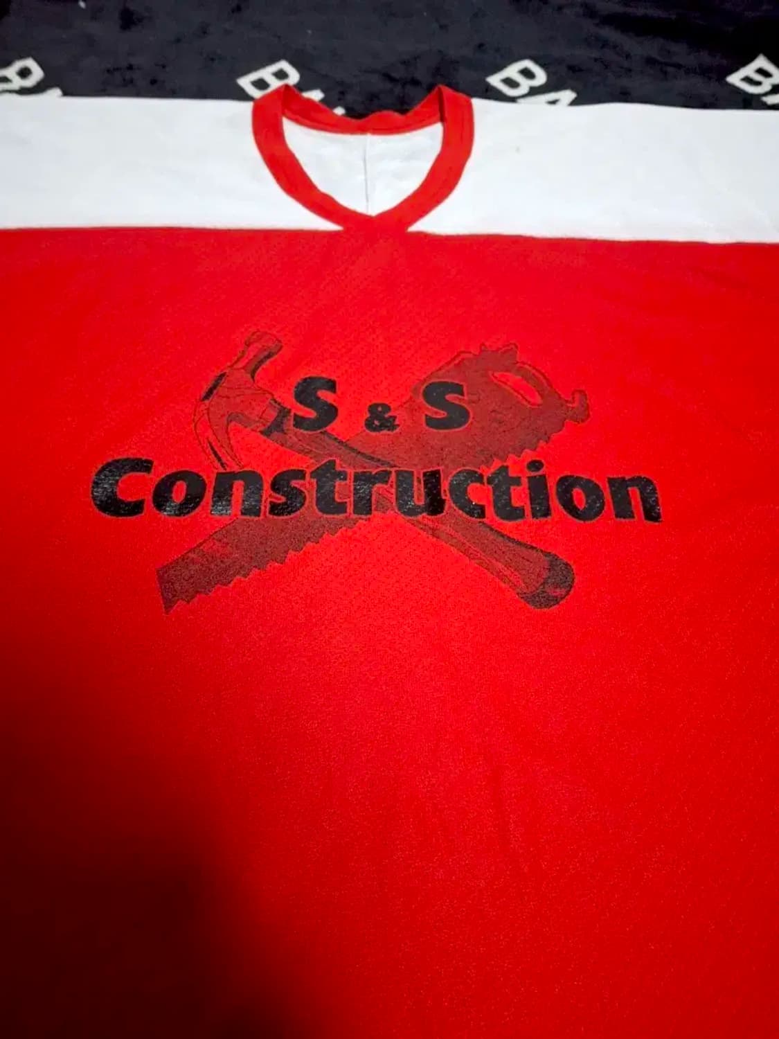 S&S Construction 미국 건설 컴퍼니 반팔 커스텀 유니폼 상품이미지3