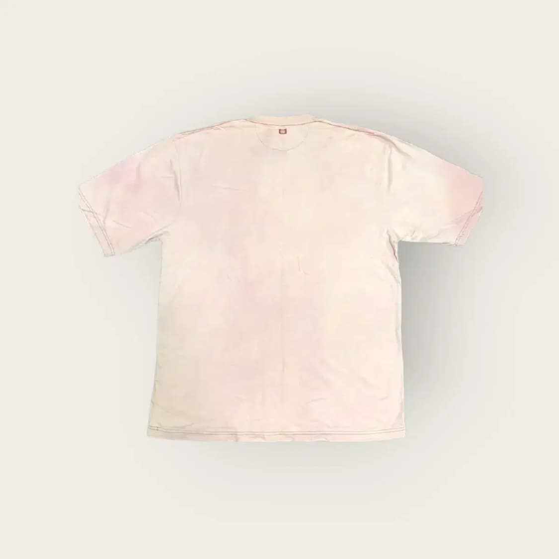 L)ECKO UNLTD 에코 언리미티드 빈티지 연핑크 오버핏 루즈핏 반팔 상품이미지6