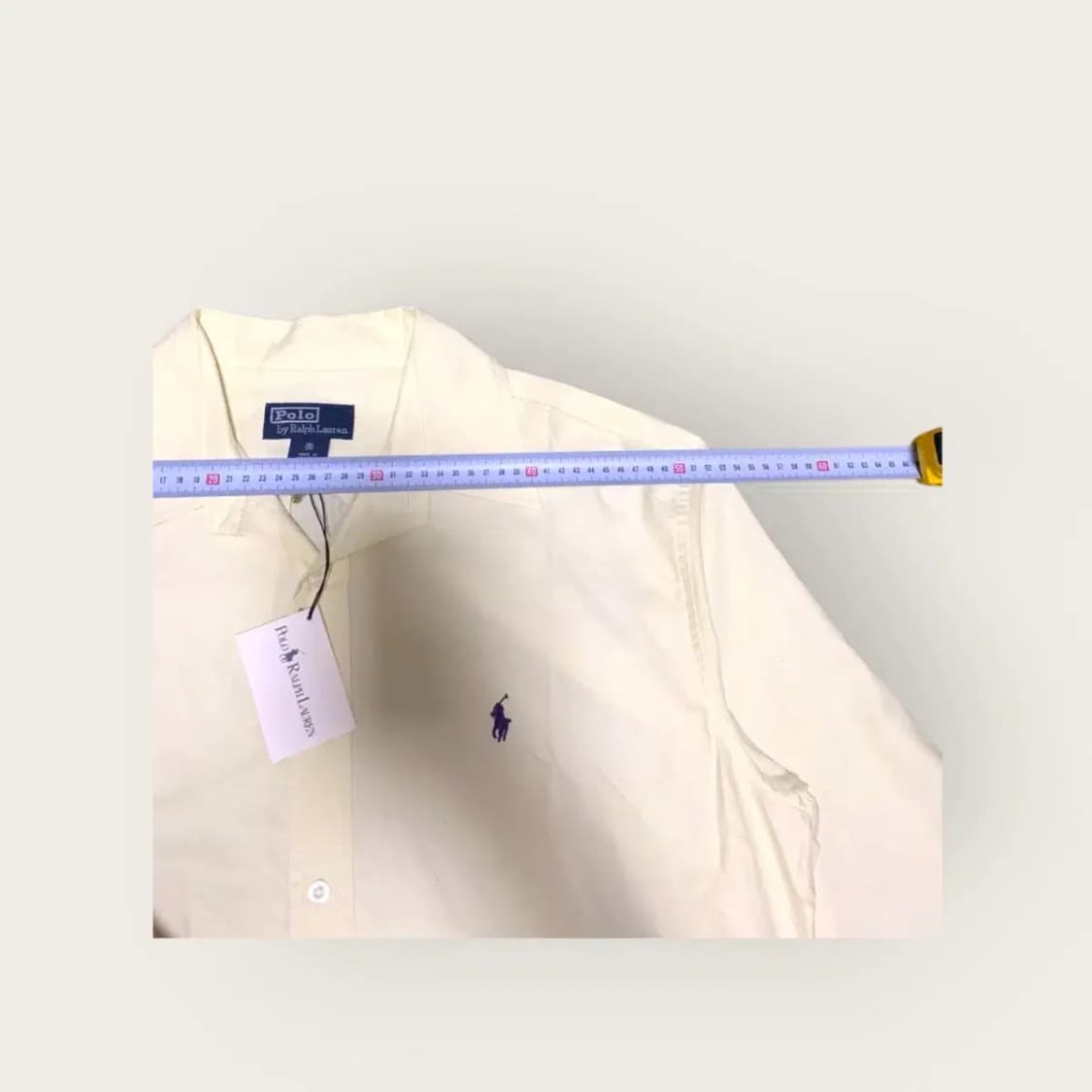 XL)폴로랄프로렌 긴팔 옐로우 셔츠 구형 폴로 빈티지셔츠 상품이미지7