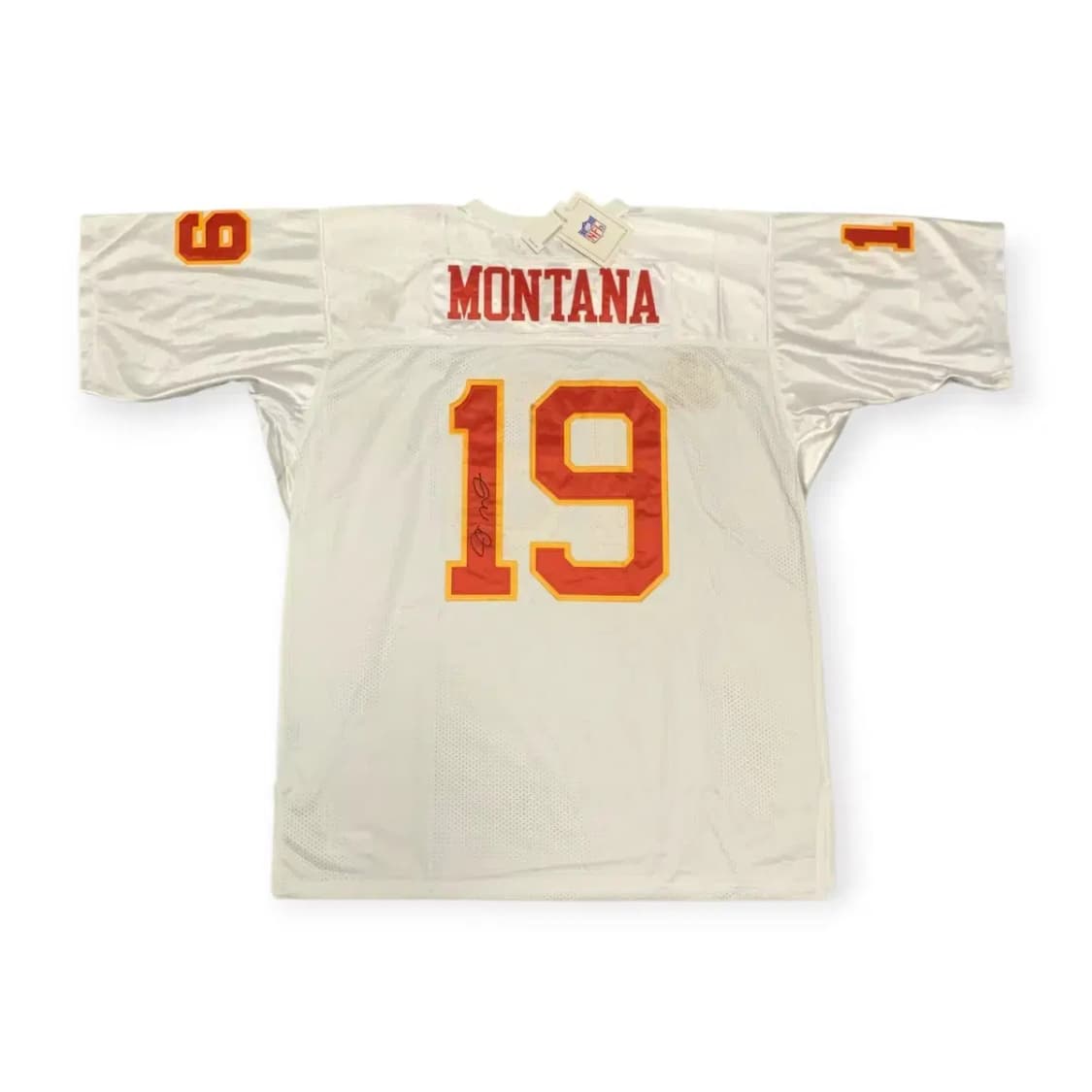 56)NFL 미첼앤네스 스로우백 캔자스시티 치프스 19번  MONTANA 상품이미지2