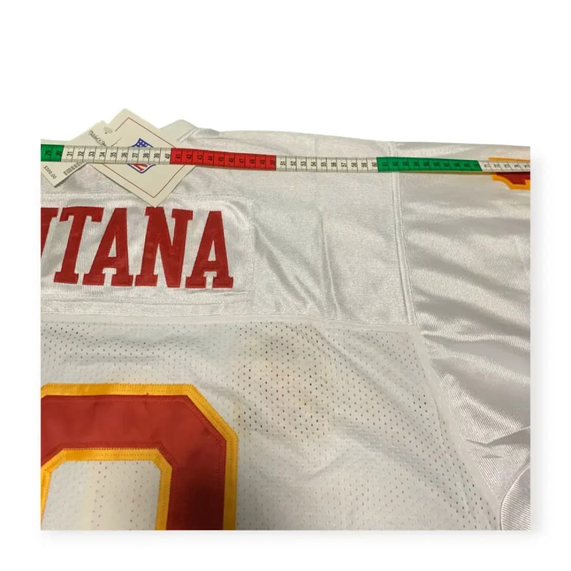 56)NFL 미첼앤네스 스로우백 캔자스시티 치프스 19번  MONTANA 상품이미지8