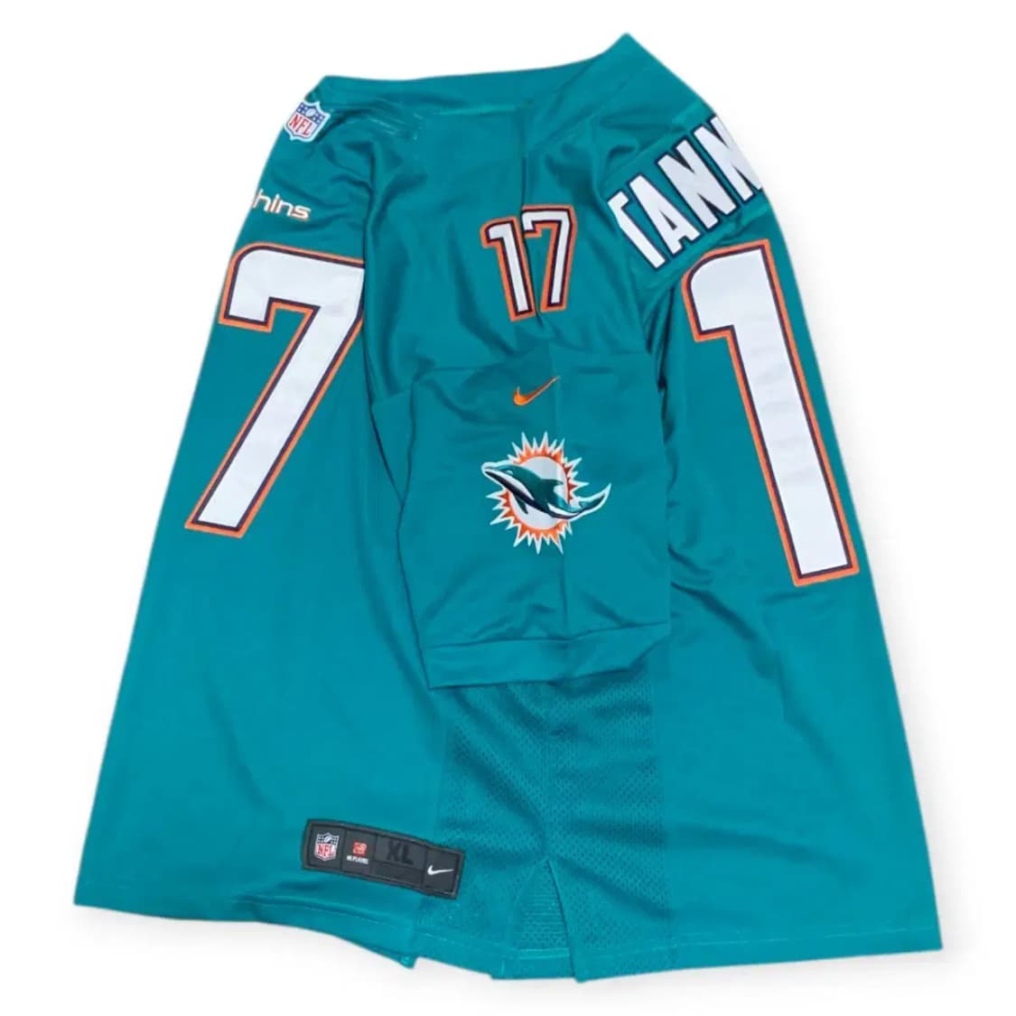 XL)NFL 나이키 마이애미 돌핀스 17번 TANNEHILL 럭비져지 상품이미지3