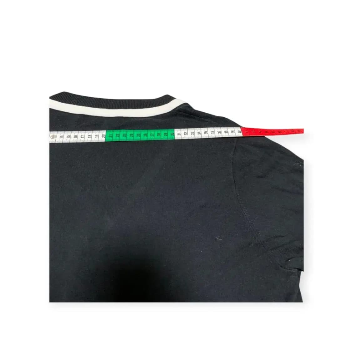L)YSL 입생로랑 생로랑 V넥 얇은 스웨터 재질 가디건 네이비 상품이미지8