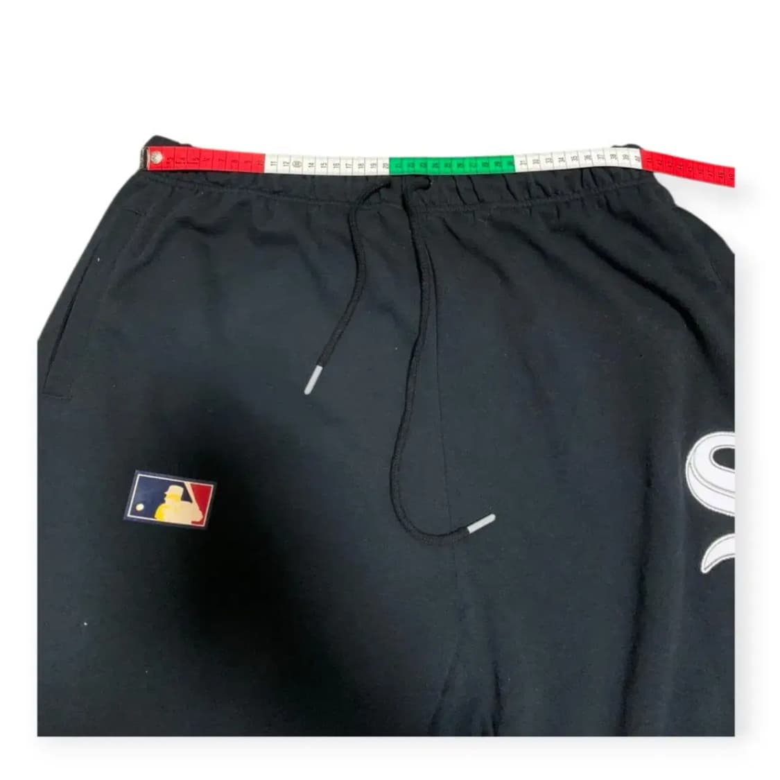 L)미첼앤네스 MLB  시카고 화이트삭스 밴딩 조거 팬츠 긴바지 블랙 상품이미지6