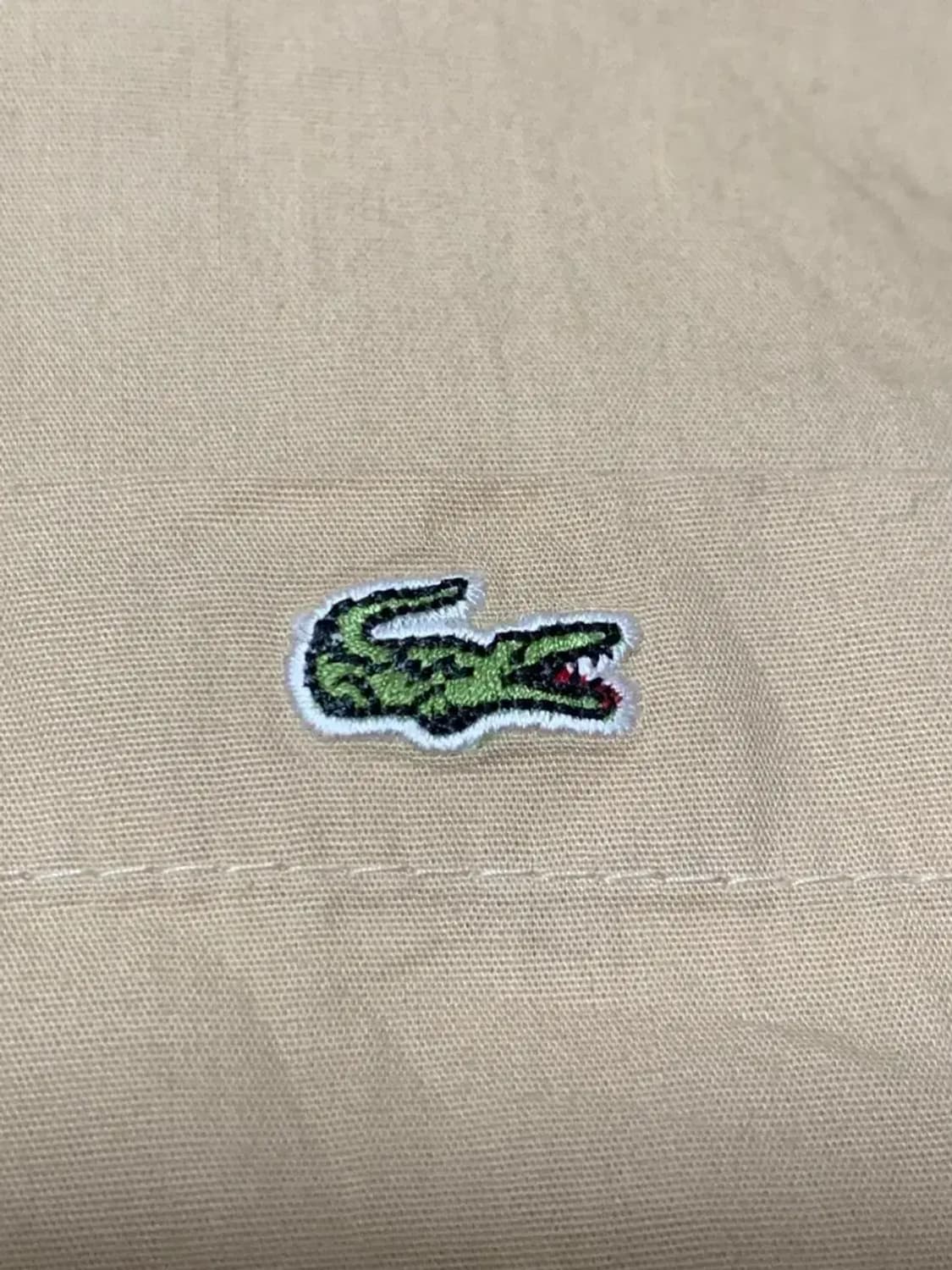 40,XL)라코스테 베이지 빈팔셔츠 빈티지셔츠 올드스쿨셔츠 lacoste 상품이미지8