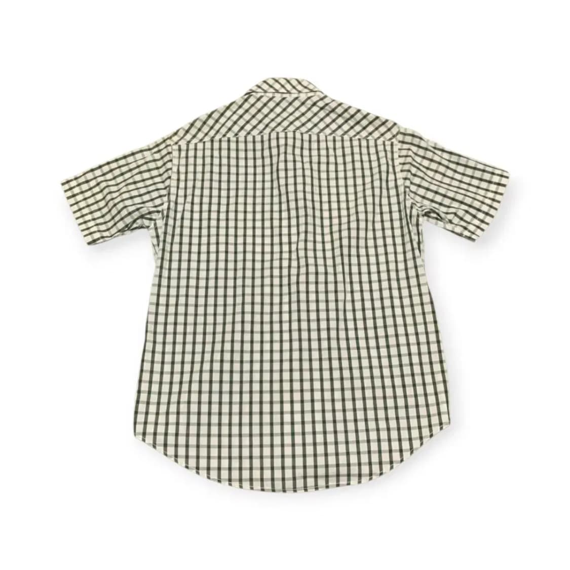 M)폴로 랄프로렌 반팔 그린 체크셔츠 바둑판 Polo셔츠 빈티지셔츠 상품이미지2