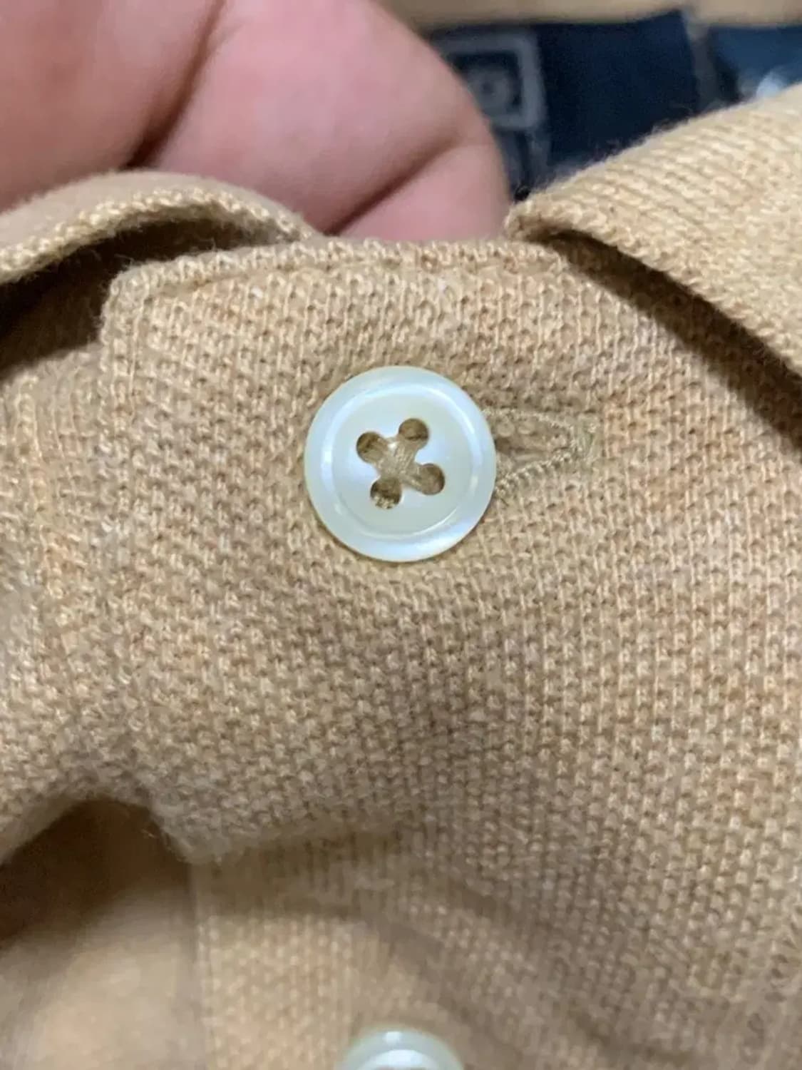 M)폴로랄프로렌 긴팔 카라넥 롱슬리브 PK티 살구색 롱슬리브 상품이미지9
