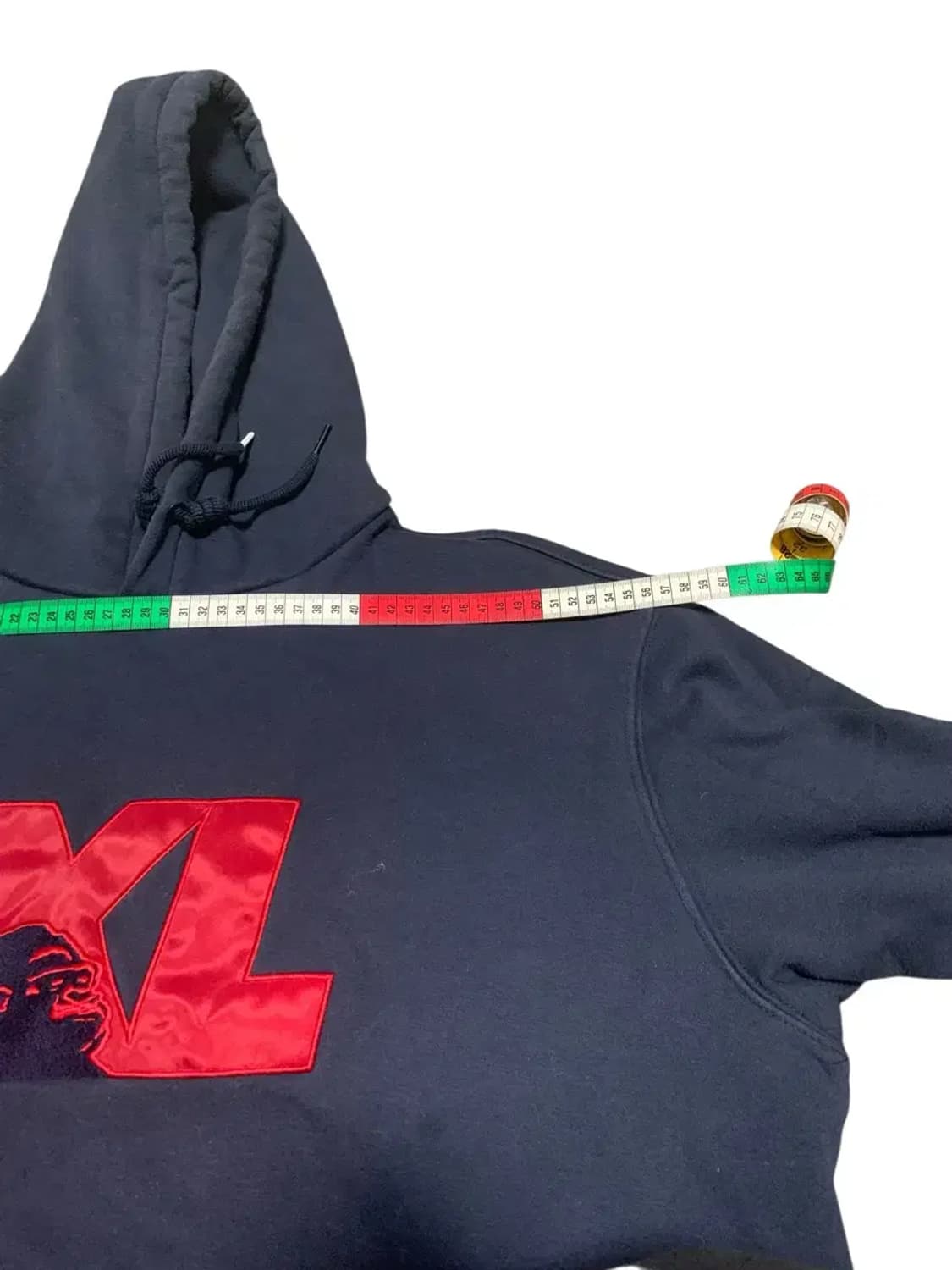 110,XL)뉴에라X엑스라지 블랙 후드티 상품이미지3