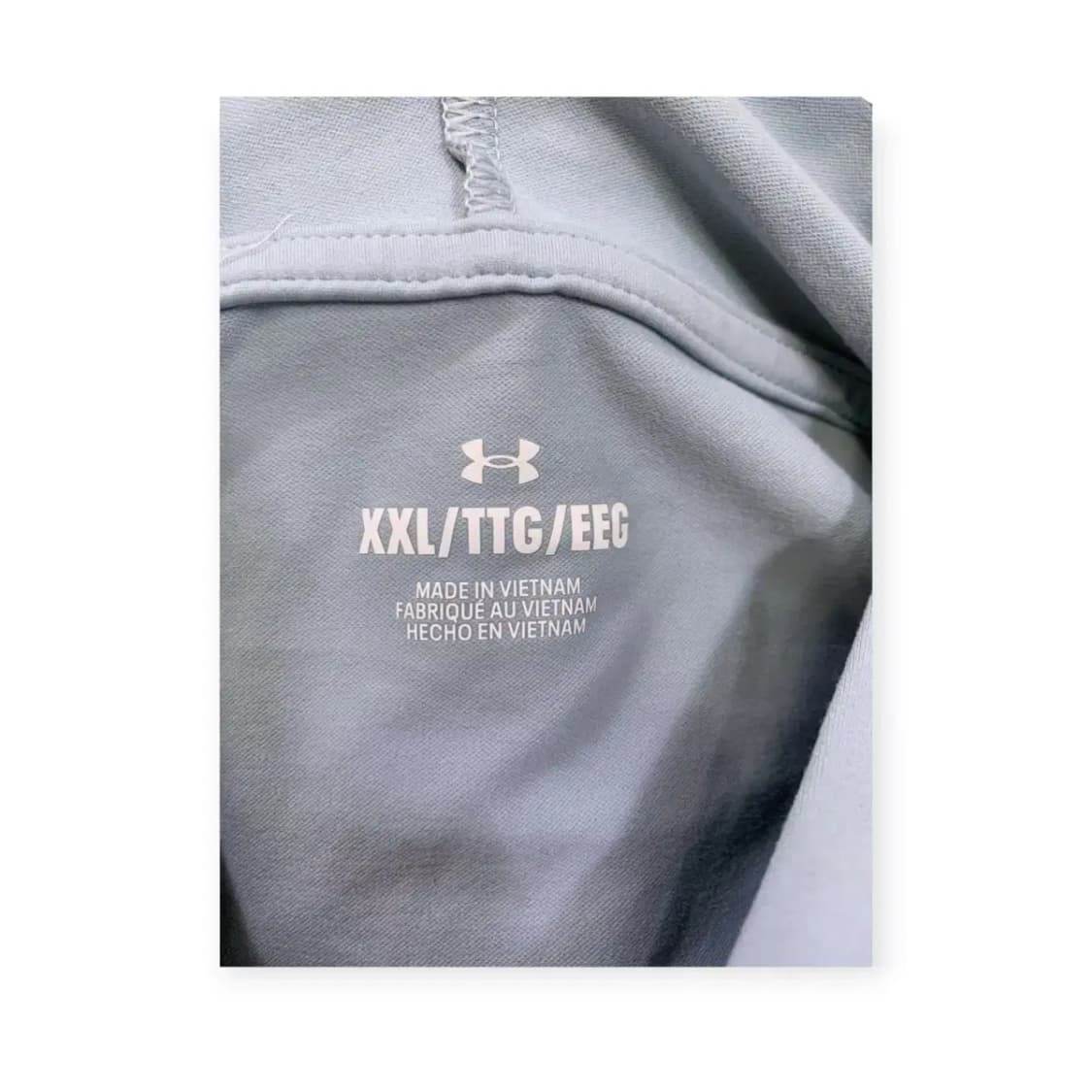 2XL)언더아머 긴팔 후드집업 파스텔블루 빅사이즈집업 오버핏집업 상품이미지3