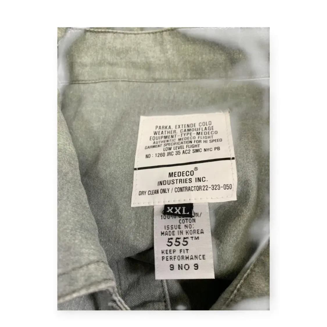 2XL)메데코 MEDECO 콜드기어 밀리터리 파카 워크셔츠 상품이미지3