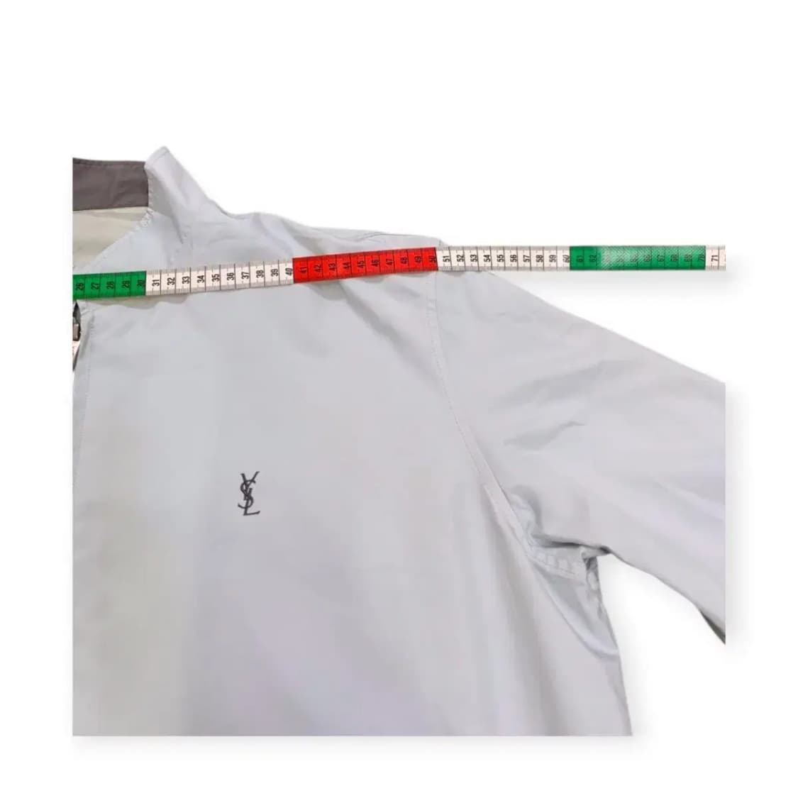 100)YSL 입생로랑 스카이블루 블루종 바람막이 경량자켓 아카이브자켓 상품이미지3