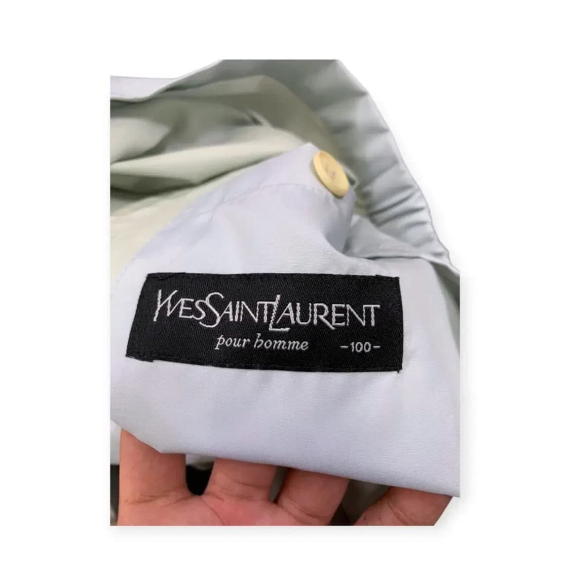 100)YSL 입생로랑 스카이블루 블루종 바람막이 경량자켓 아카이브자켓 상품이미지5