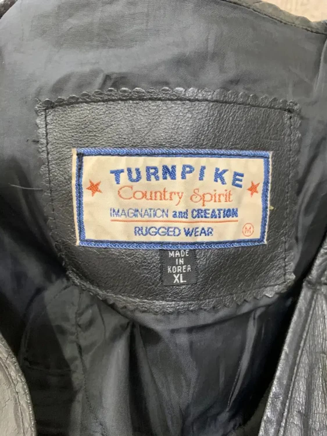 XL)TurnPike 할리패치 할리데이비슨 독수리패치 레더 모터 베스트 상품이미지3