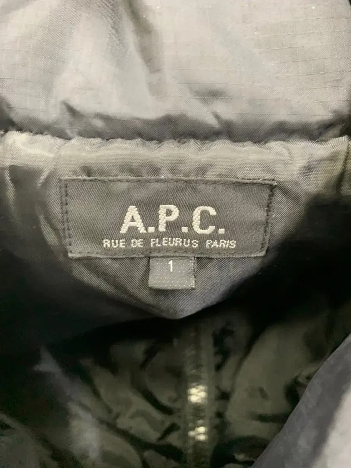 1,M)APC 아페쎄 패딩 조끼 베스트 조끼패딩 vest A.P.C 점퍼 상품이미지6