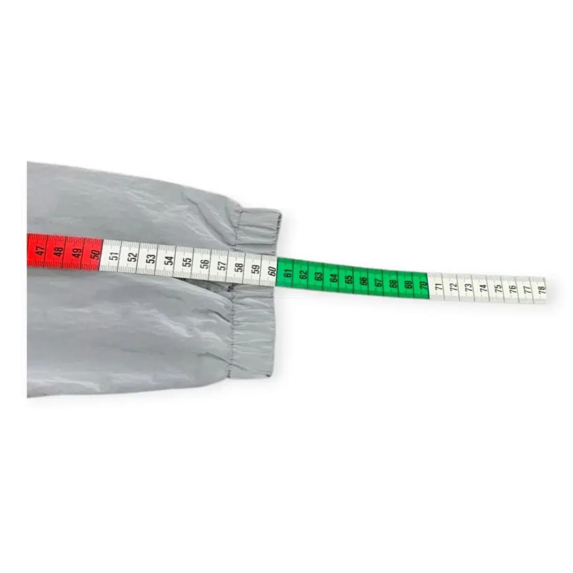 S)HDEX 메탈 실버 우븐 윈드브레이커 나일론 바람막이 하이넥 자켓 상품이미지4