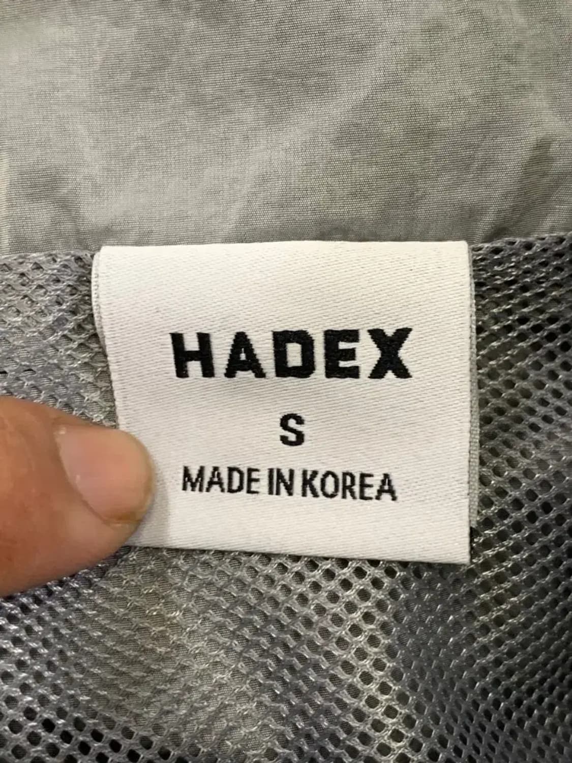 S)HDEX 메탈 실버 우븐 윈드브레이커 나일론 바람막이 하이넥 자켓 상품이미지7
