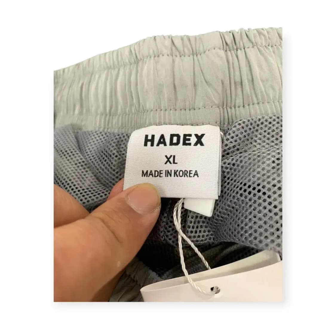 XL)HDEX 우븐 나일론 밴딩 조거팬츠 바스락재질 짐웨어 새거 상품이미지3