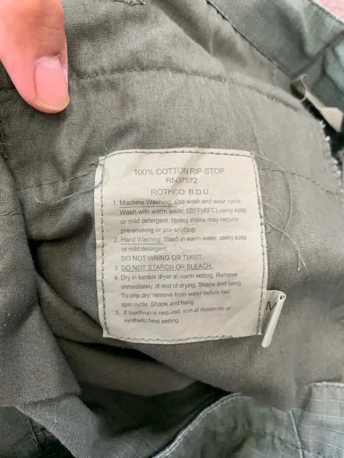 L)로스코 BDU 밀리터리 카고반바지 카키 빈티지 팬츠 상품이미지8
