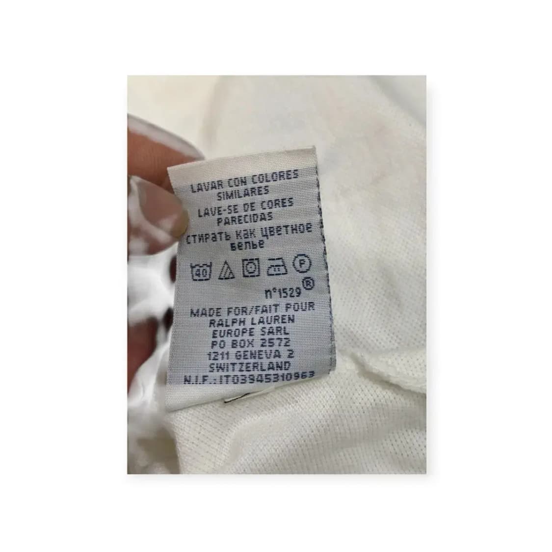 2XL)폴로 랄프로렌 화이트 반팔 카라티 커스텀핏 신형 흰색반팔티 상품이미지3
