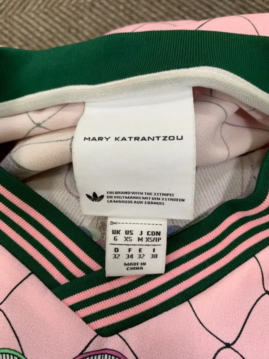 XS)아디다스 x 마리카트랑쥬 MARI KATRANTZOU 콜라보 민소매 상품이미지3