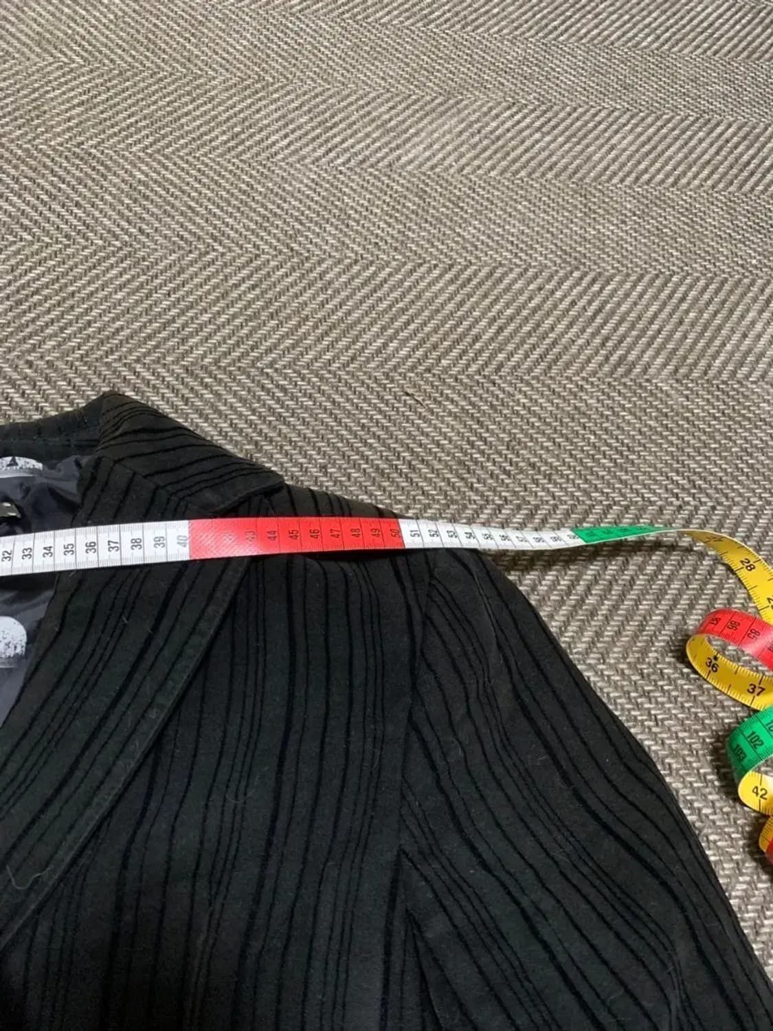 L)지방시 제일모직 블랙 코듀로이 스트라이프 자켓 골덴자켓 빈티지마이 상품이미지6