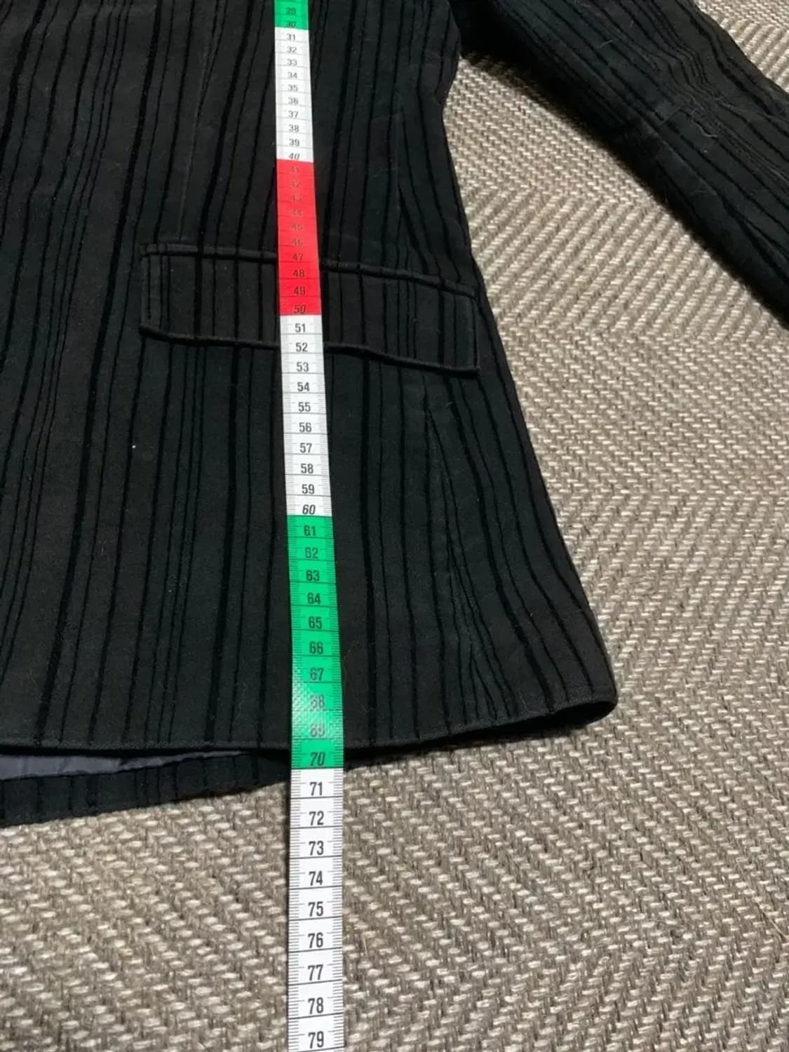 L)지방시 제일모직 블랙 코듀로이 스트라이프 자켓 골덴자켓 빈티지마이 상품이미지9