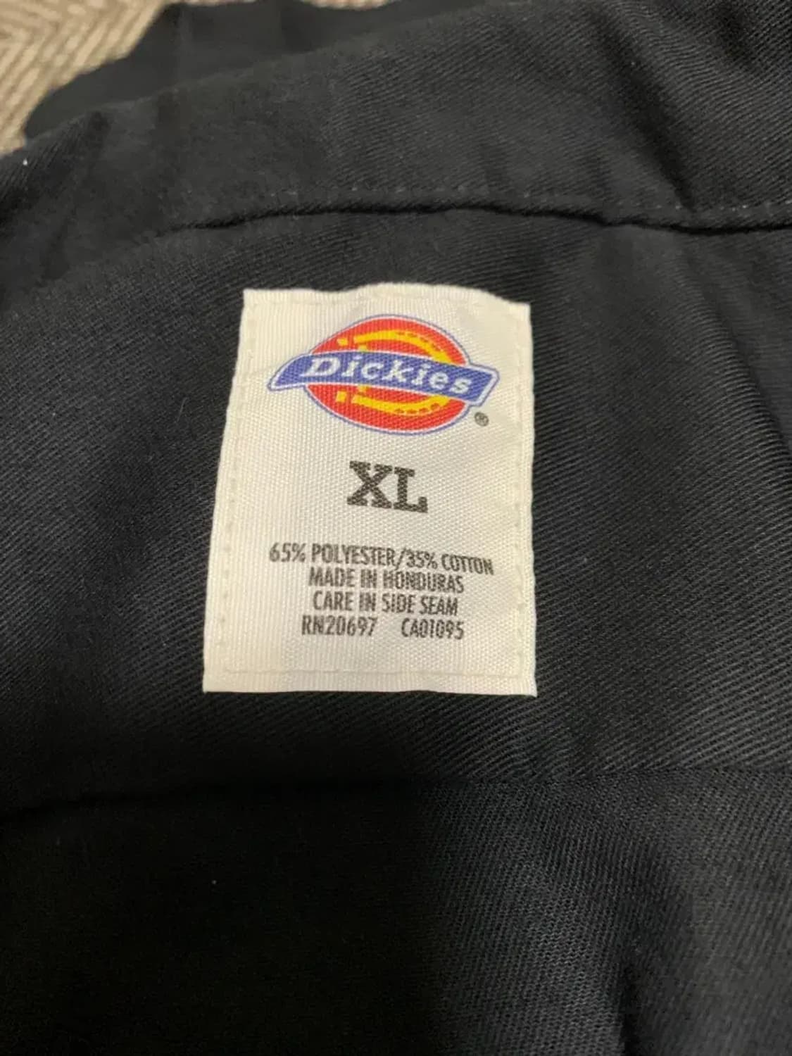 XL)디키즈 블랙 긴팔 워크 셔츠 히든포켓 폴리코튼셔츠 캠프카라셔츠 상품이미지8