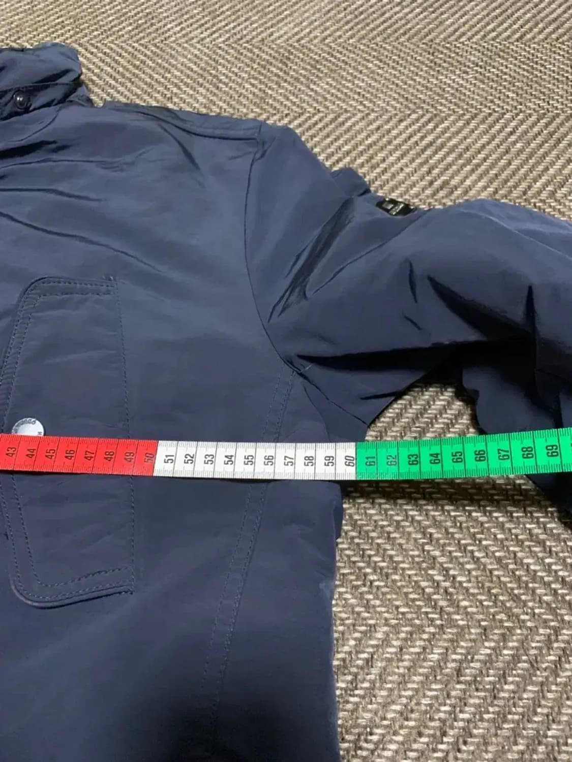 50)HETREGO 헤트레고 블루 네이비 야상 패딩점퍼 navy blue 상품이미지4