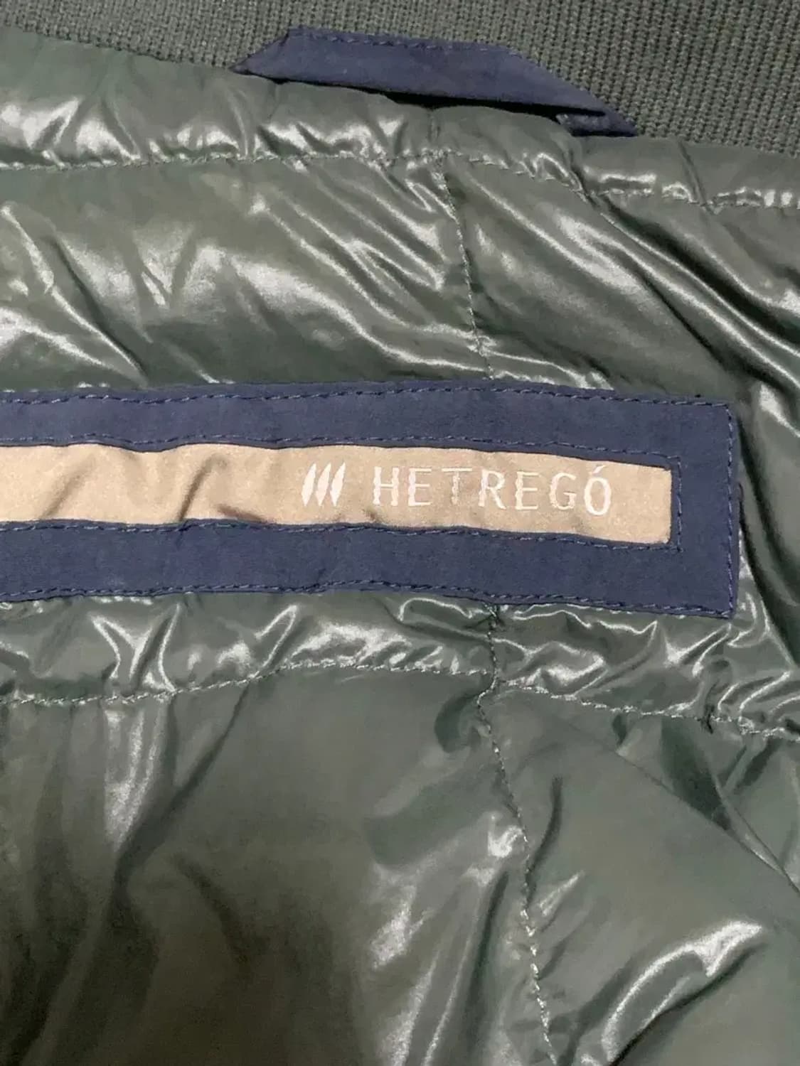 50)HETREGO 헤트레고 블루 네이비 야상 패딩점퍼 navy blue 상품이미지9