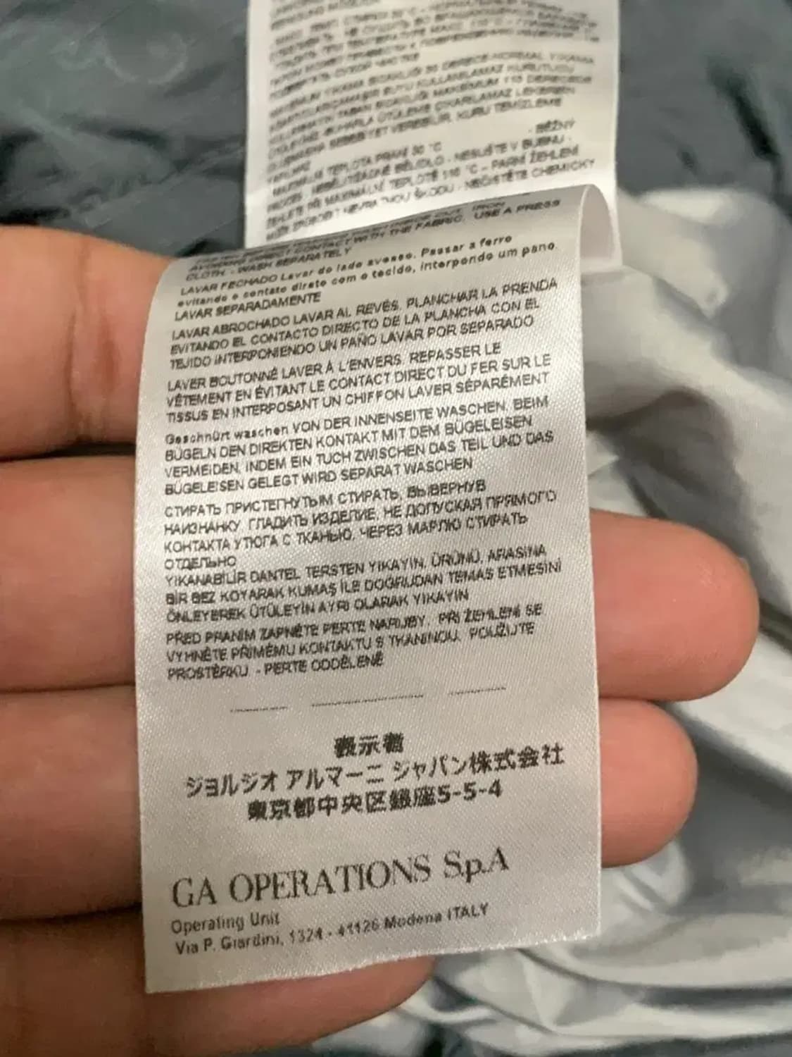 M)아르마니 익스체인지 AX 나일론 후드 집업 그레이 자켓 져지 상품이미지4