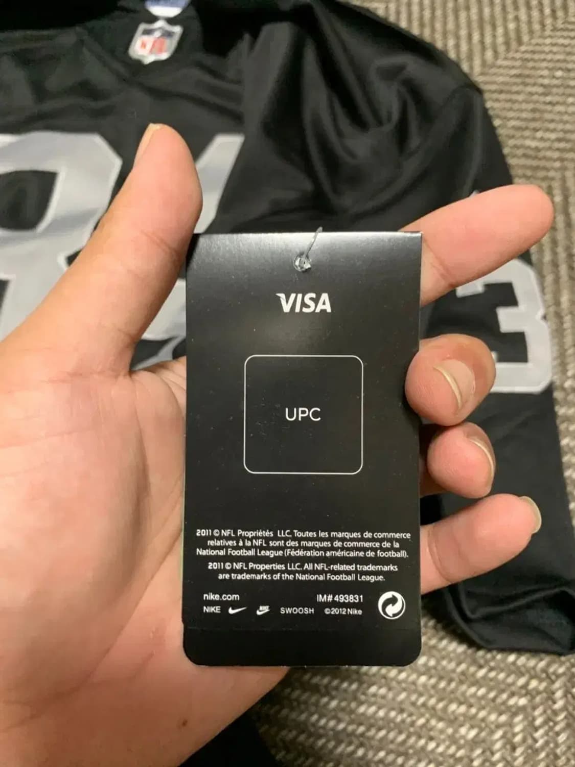 2XL)나이키 NFL 럭비져지 로스엔젤레스 레이더스 34 JACKSON 상품이미지7