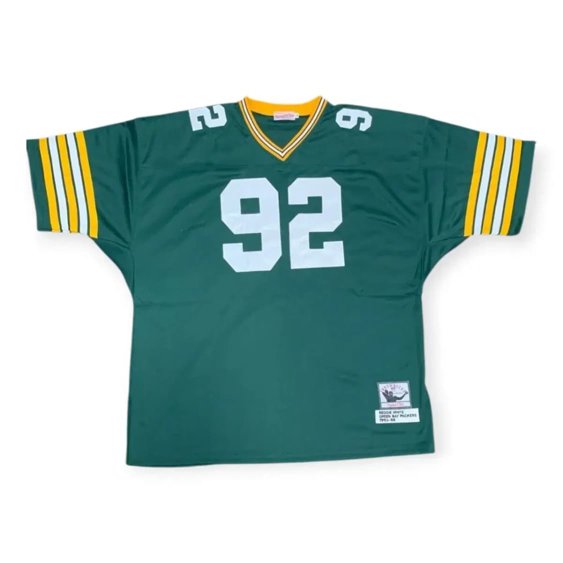 56)미첼앤네스 NFL 그린베이 패커스 92 WHITE 럭비저지 풋볼져지 상품이미지1