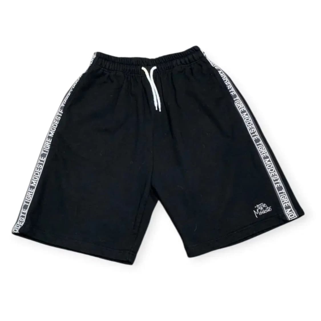 2XL)Tigre Modeste 검정색 반바지 버뮤다 팬츠 사이드라인 블 상품이미지1