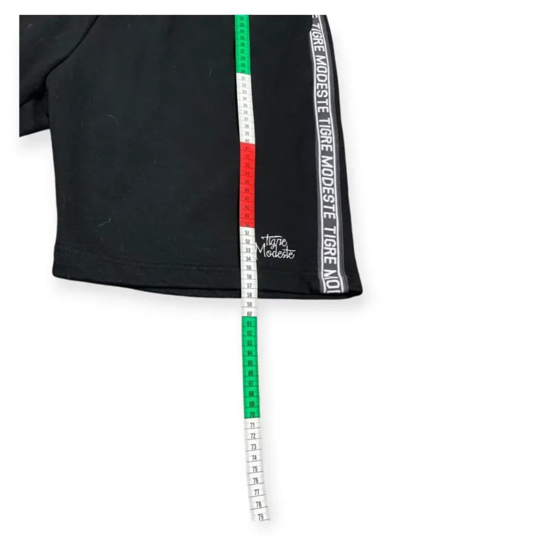 2XL)Tigre Modeste 검정색 반바지 버뮤다 팬츠 사이드라인 블 상품이미지8