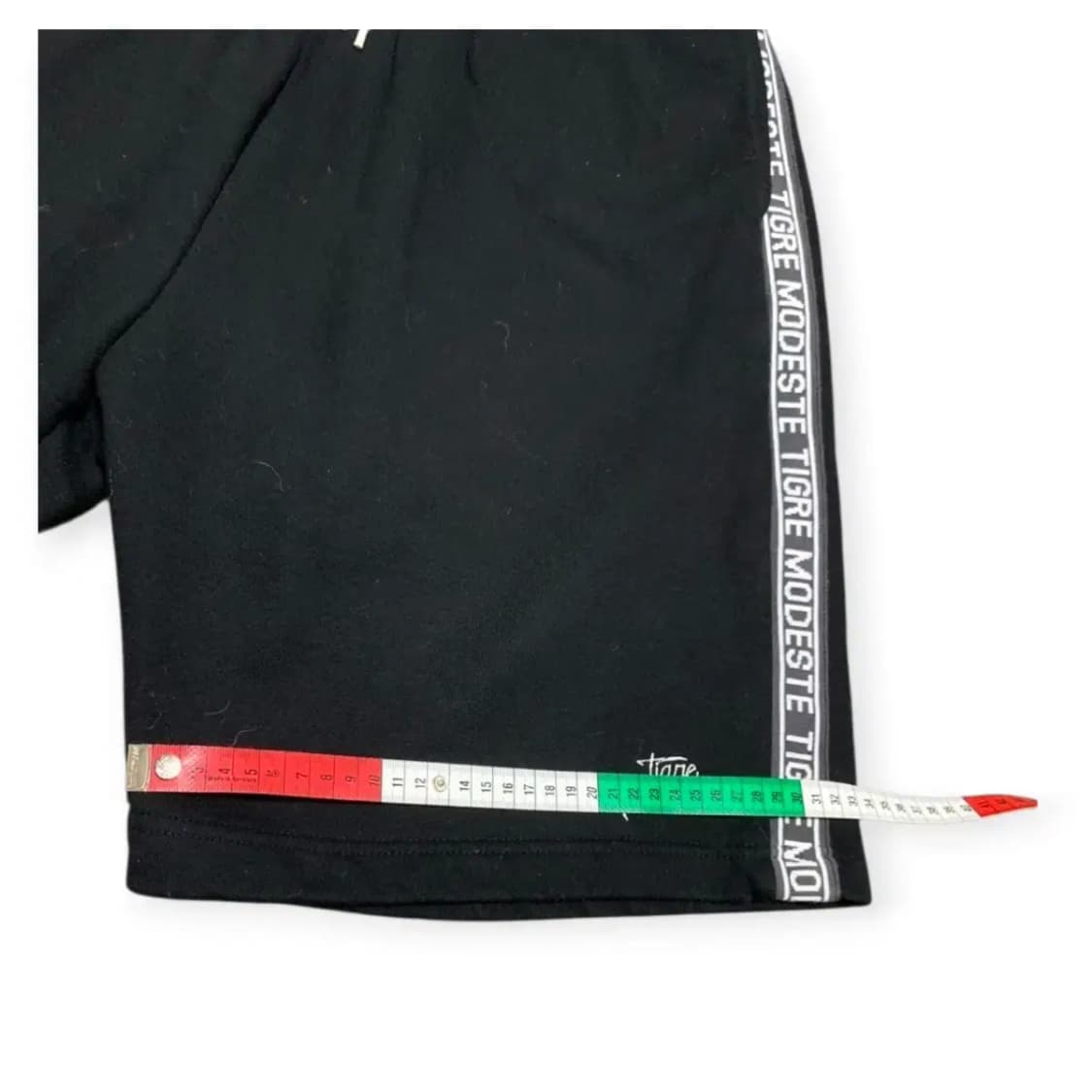 2XL)Tigre Modeste 검정색 반바지 버뮤다 팬츠 사이드라인 블 상품이미지9