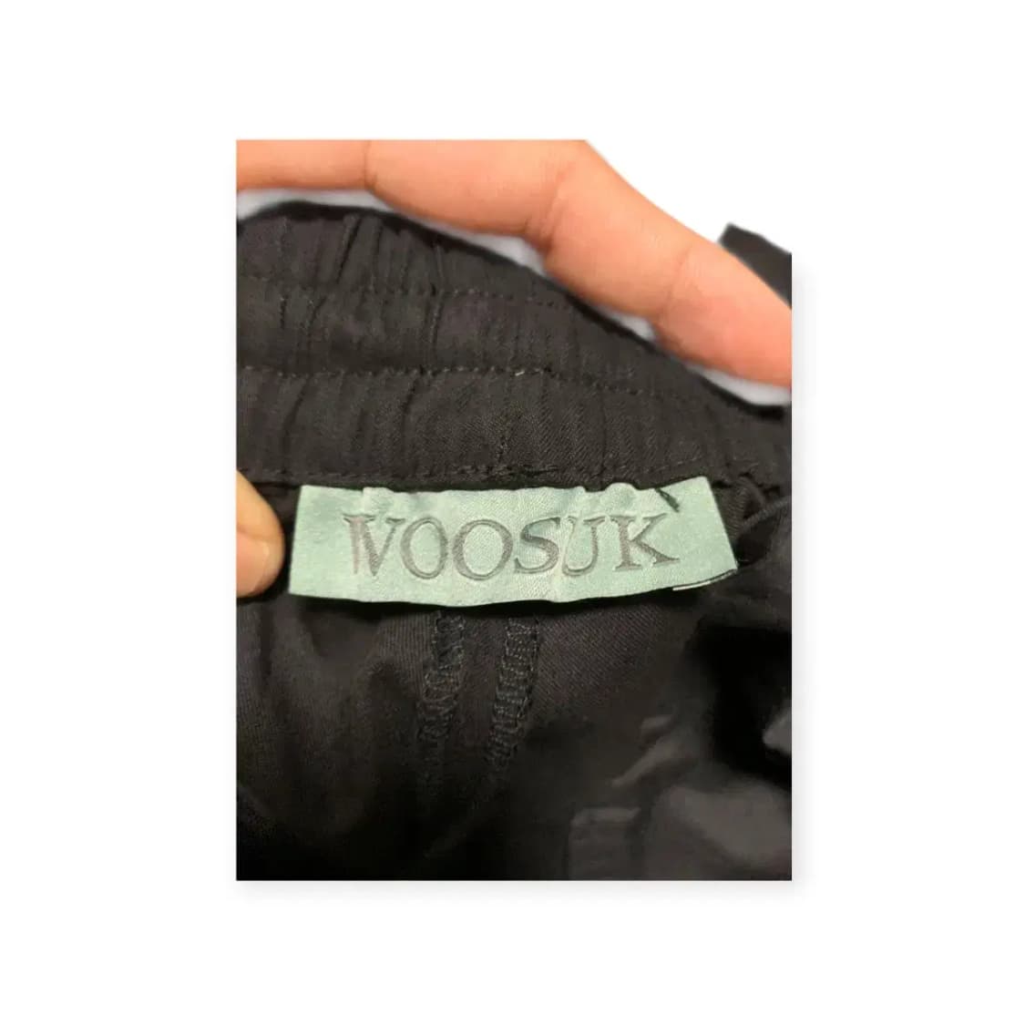 3)WOOSUK 우석 Piping Pleated 와이드 팬츠 상품이미지4