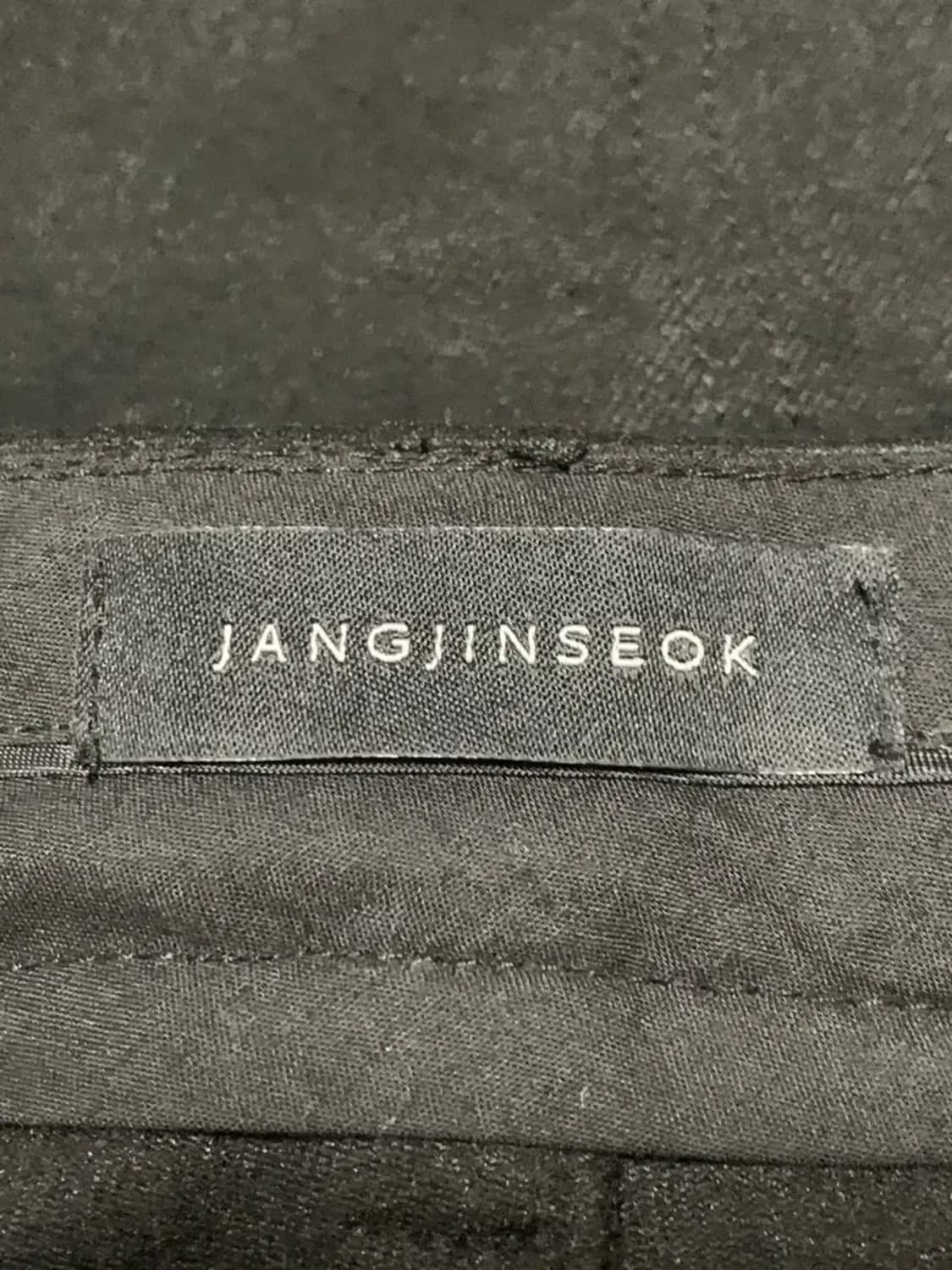 L)JangJinSeok 장진석 디자이너 샌드 스티치 블랙 팬츠 상품이미지6