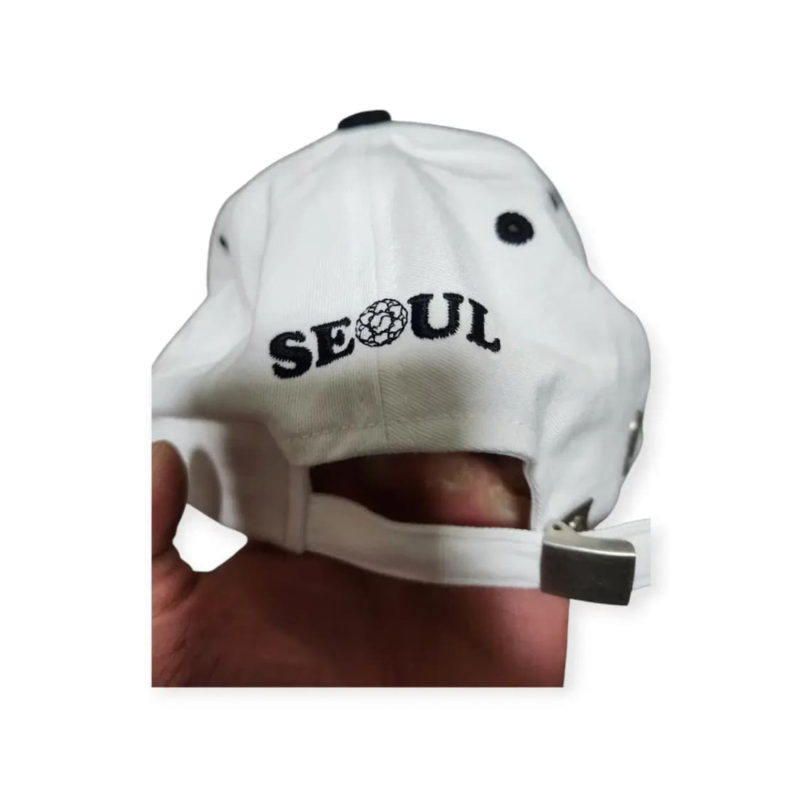 Ros 로스 Rose of Sharon Seoul 화이트/네이비 볼캡모자 상품이미지5