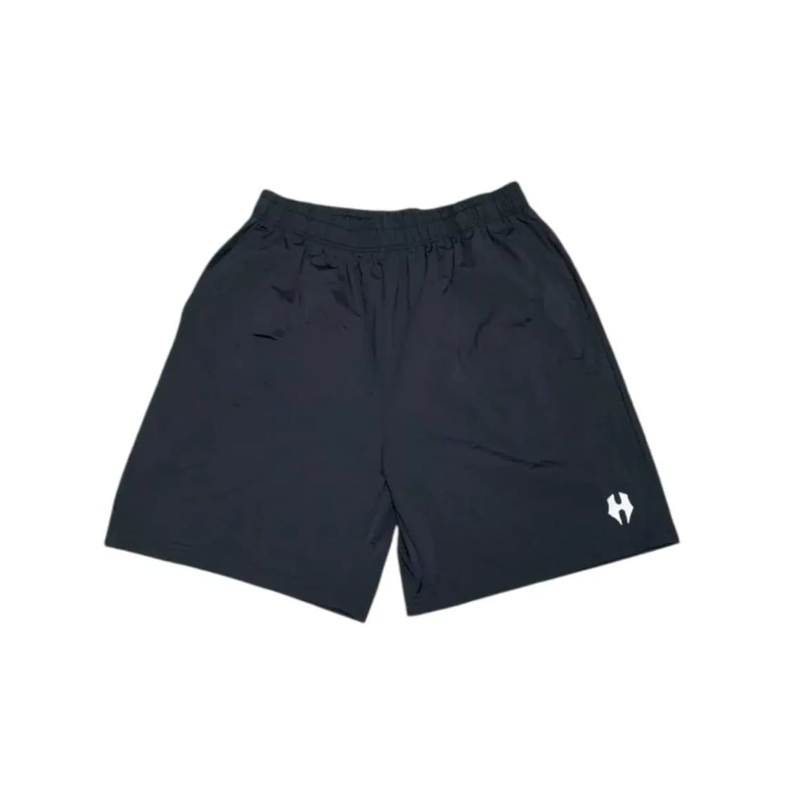 2XL)Hugvone 허그본 스몰로고 포인트 블랙 밴딩쇼츠 반바지 상품이미지1