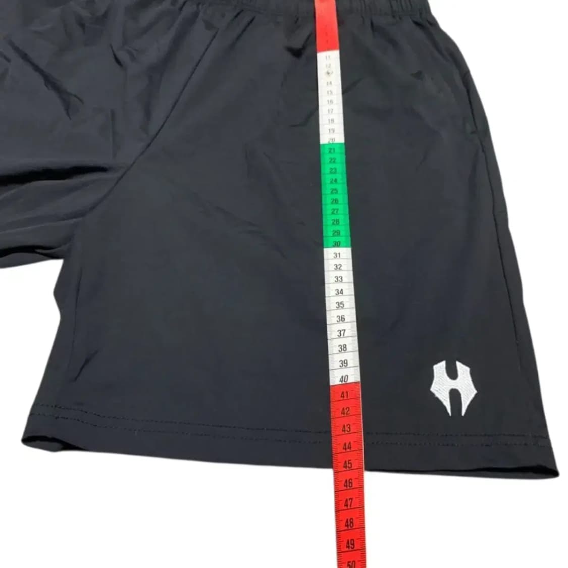 2XL)Hugvone 허그본 스몰로고 포인트 블랙 밴딩쇼츠 반바지 상품이미지5
