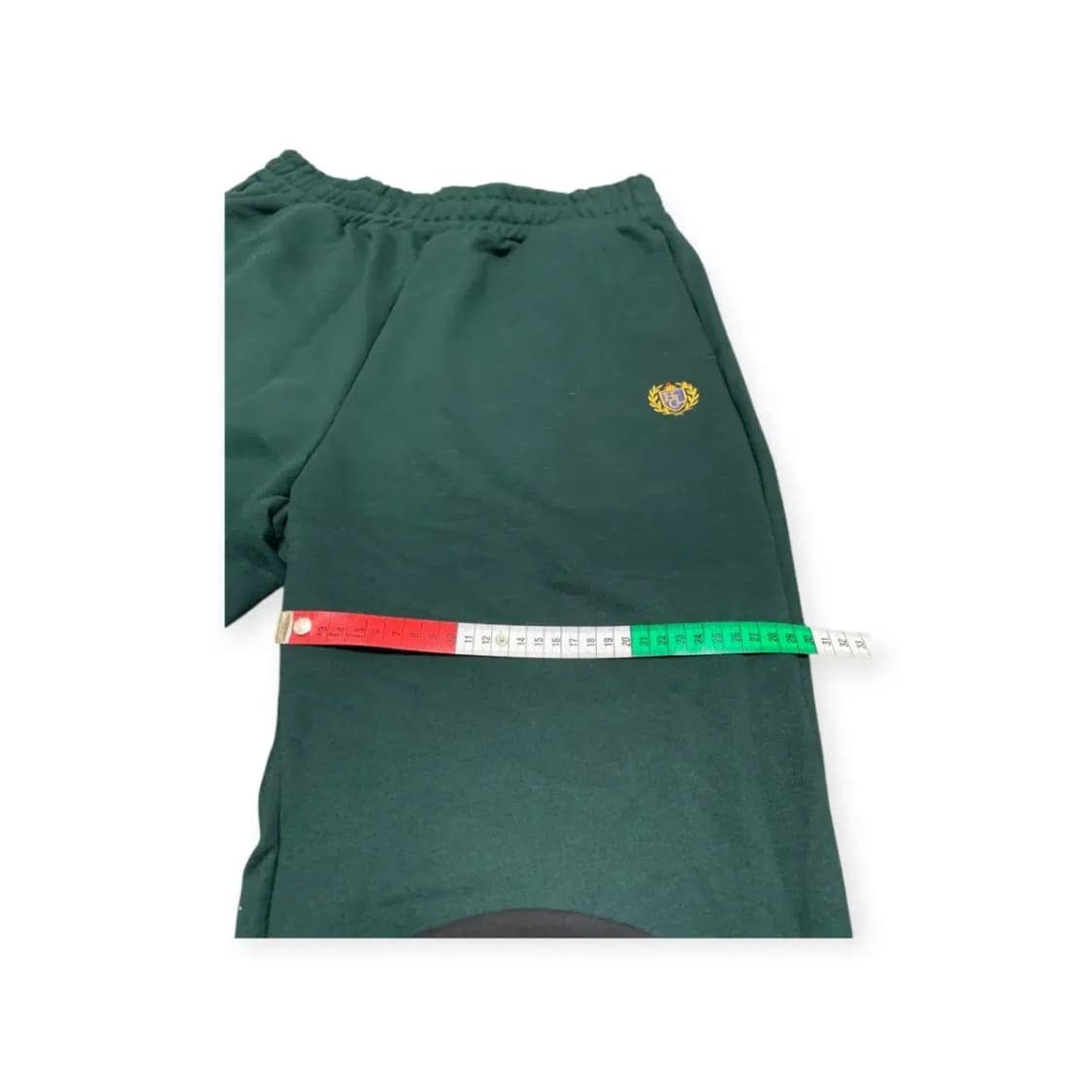 XL)SPAO 스파오 다크그린 밴딩 조거팬츠 스몰로고 스파브랜드 스웻팬츠 상품이미지3